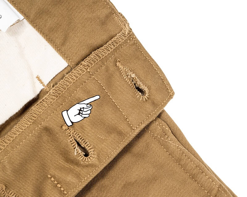 WORKERS ワーカーズ Officer Trousers Slim Type2, USMC Khaki