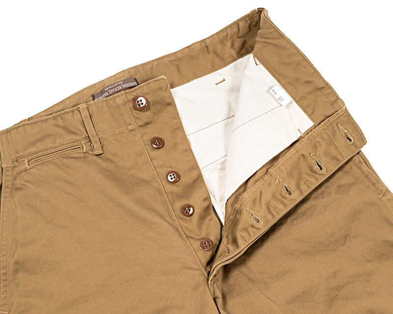 WORKERS ワーカーズ Officer Trousers Slim Type2, USMC Khaki