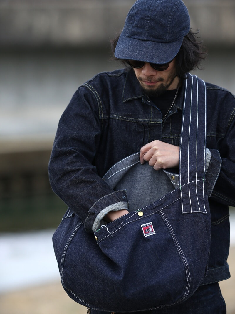 TCB jeans TCBジーンズ News Paper Bag Color Denim Blue ニュースペーパーバッグ カラーデニム ブルー