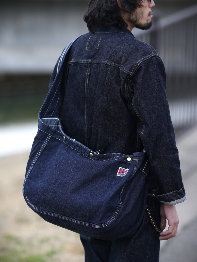 TCB jeans TCBジーンズ News Paper Bag Color Denim Blue ニュースペーパーバッグ カラーデニム ブルー