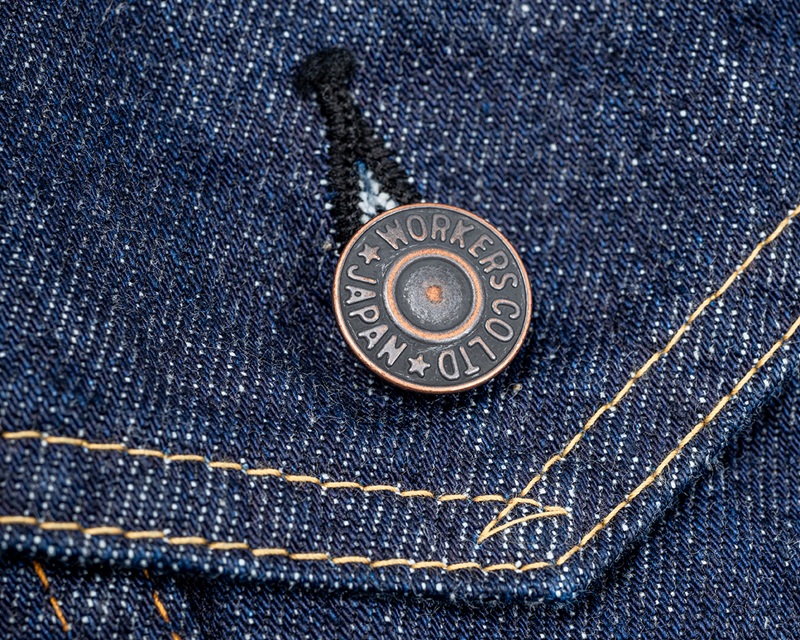 WORKERS ワーカーズ Lot 857, Sanforized, 13 oz Ishikawadai Denim