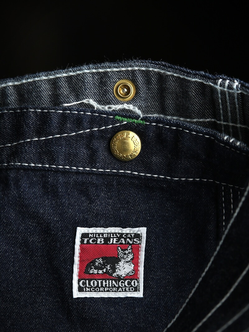TCB jeans TCBジーンズ News Paper Bag Color Denim Blue ニュースペーパーバッグ カラーデニム ブルー