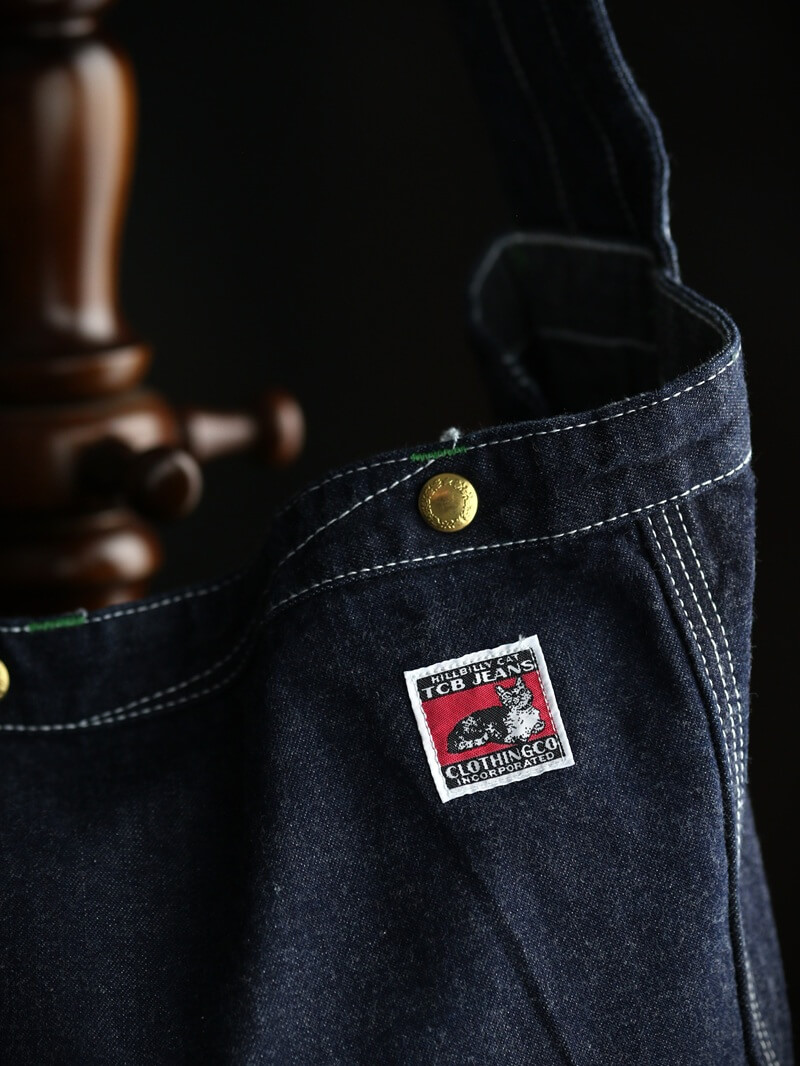 TCB jeans TCBジーンズ News Paper Bag Color Denim Blue ニュースペーパーバッグ カラーデニム ブルー