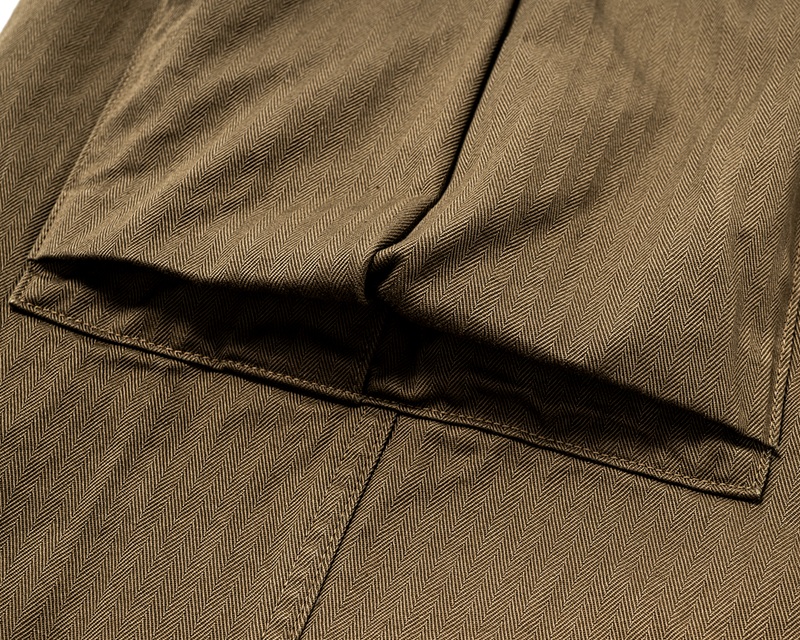 WORKERS ワーカーズ M43 Trousers Mod, OD Herringbone