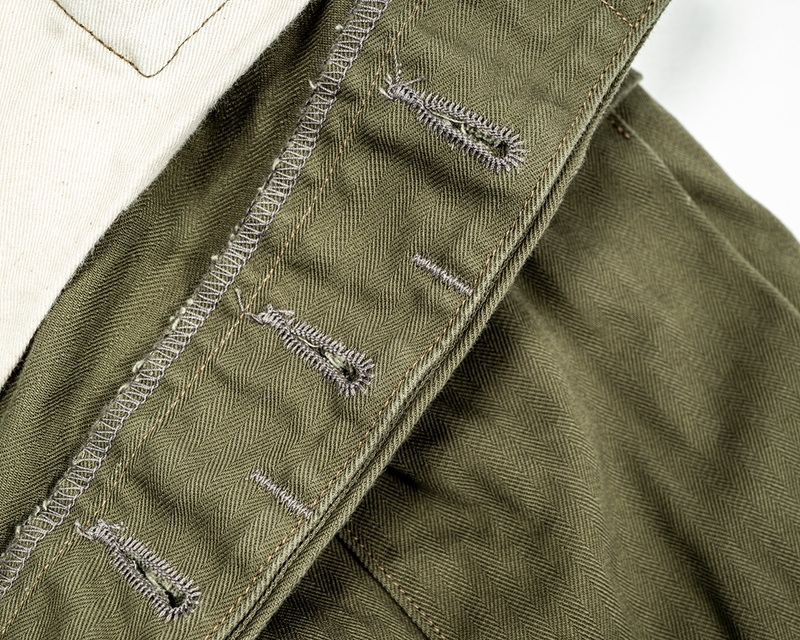 WORKERS ワーカーズ M43 Trousers Mod, OD Herringbone