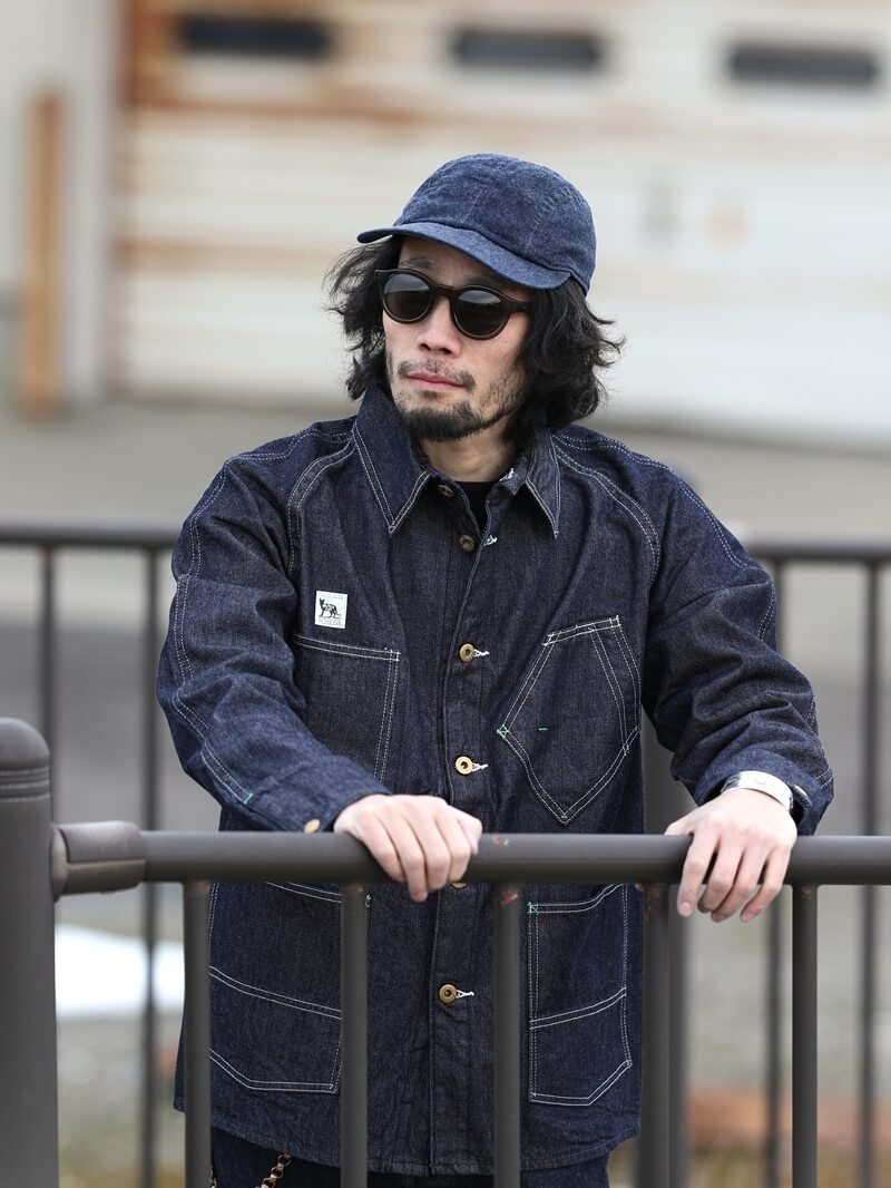 TCB jeans TCBジーンズ TCB BLACK CAT JK DENIM ブラックキャットジャケット カバーオール デニム