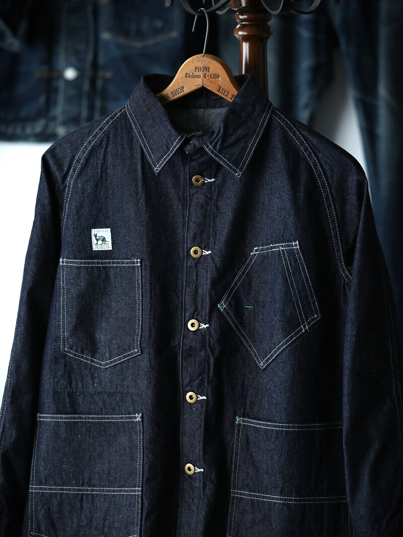 TCB jeans TCBジーンズ TCB BLACK CAT JK DENIM ブラックキャットジャケット カバーオール デニム