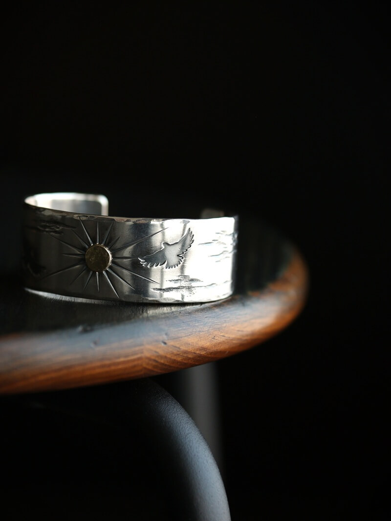 hemlock ヘムロック 別注 Two Eagle Bangle トゥー イーグル バングル