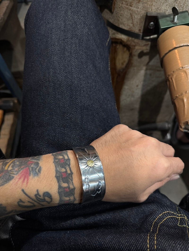 hemlock ヘムロック 別注 Two Eagle Bangle トゥー イーグル バングル