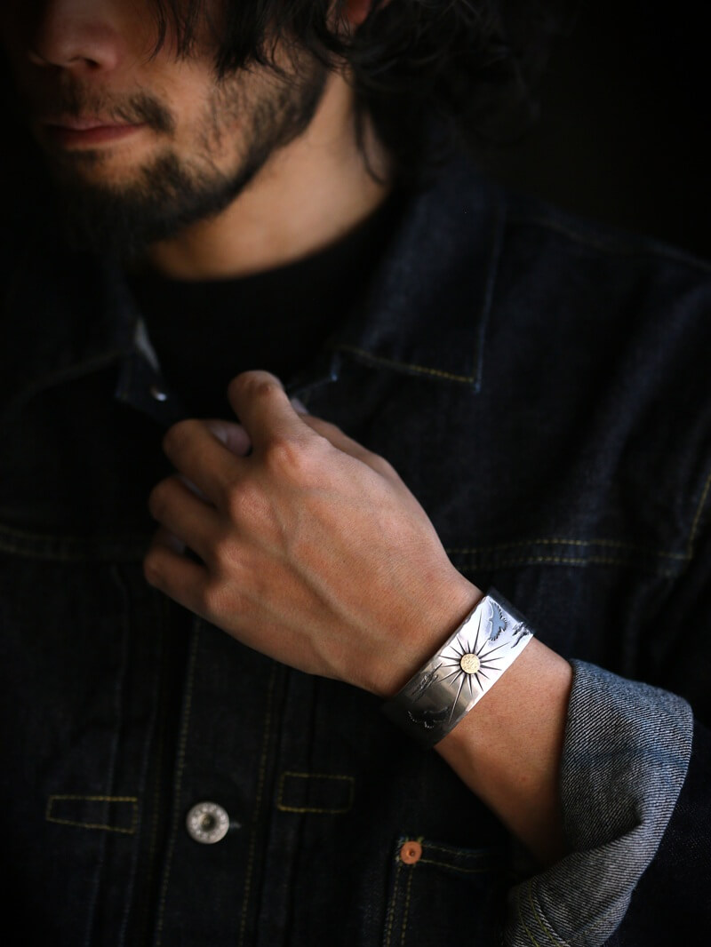 hemlock ヘムロック 別注 Two Eagle Bangle トゥー イーグル バングル
