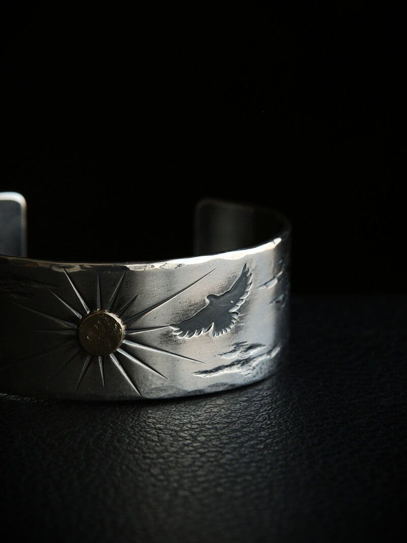 hemlock ヘムロック 別注 Two Eagle Bangle トゥー イーグル バングル
