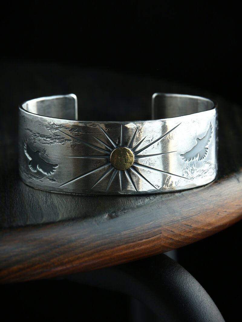 hemlock ヘムロック 別注 Two Eagle Bangle トゥー イーグル バングル