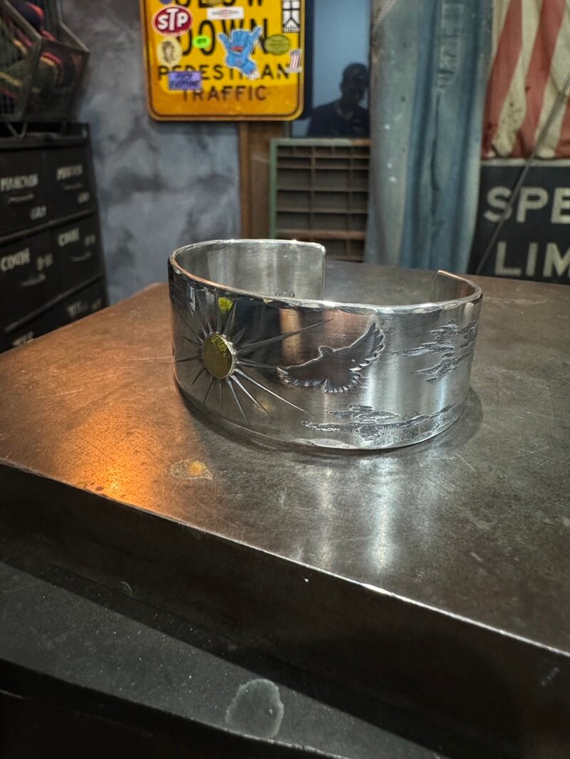 hemlock ヘムロック 別注 Two Eagle Bangle トゥー イーグル バングル