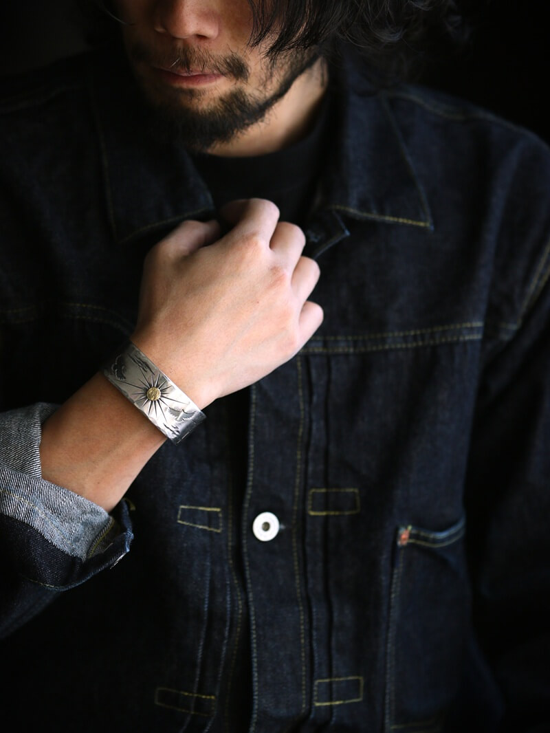 hemlock ヘムロック 別注 Two Eagle Bangle トゥー イーグル バングル