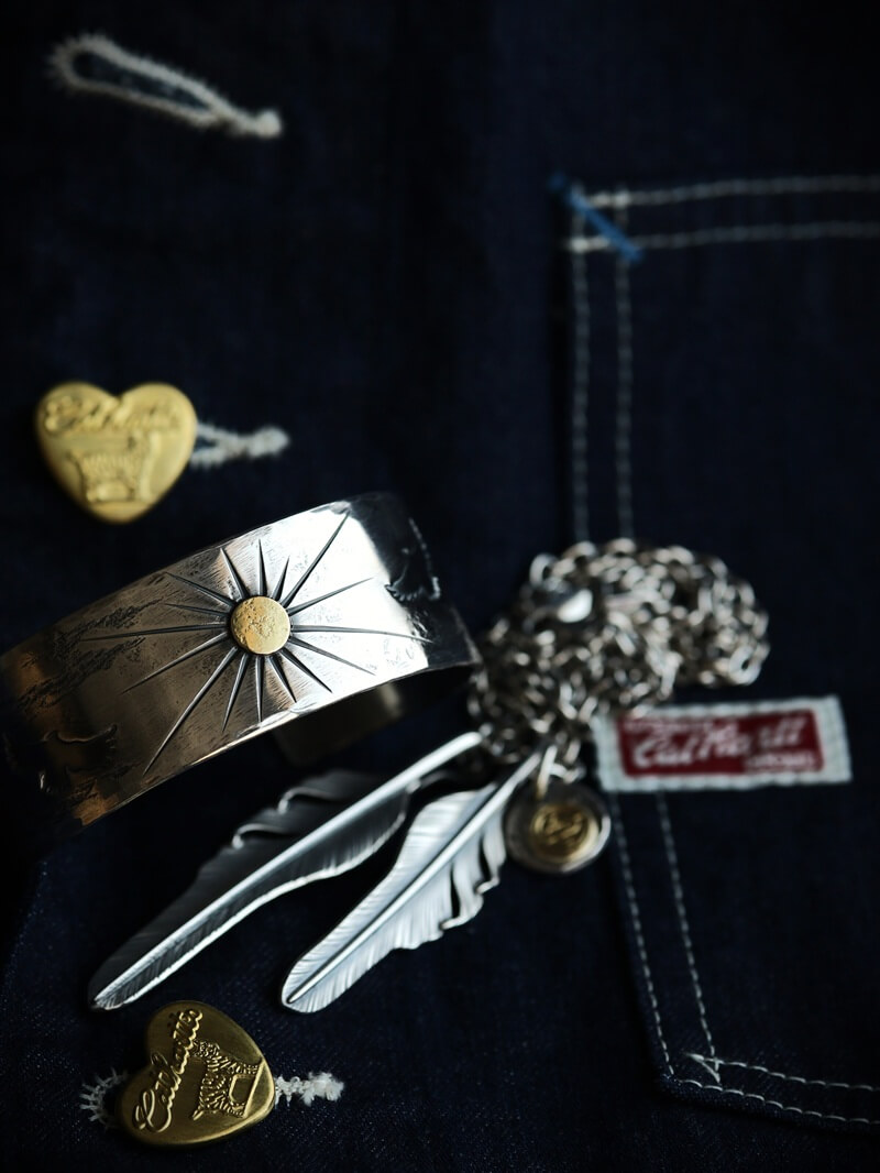 hemlock ヘムロック 別注 Two Eagle Bangle トゥー イーグル バングル