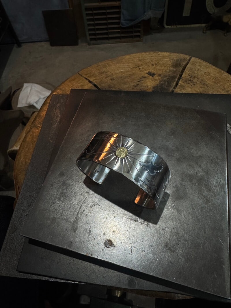 hemlock ヘムロック 別注 Two Eagle Bangle トゥー イーグル バングル