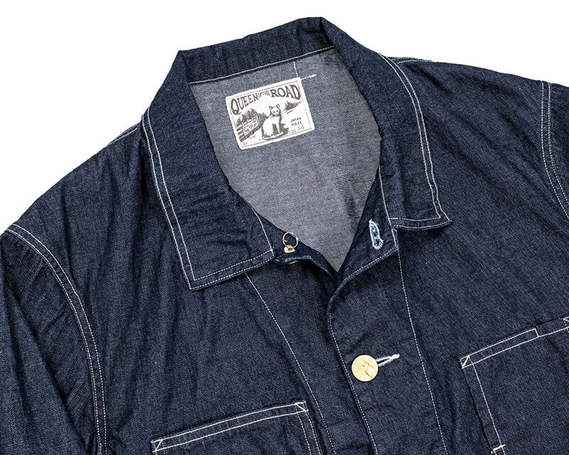WORKERS ワーカーズ QUEEN OF THE ROAD Jacket, 8 oz Indigo Denim