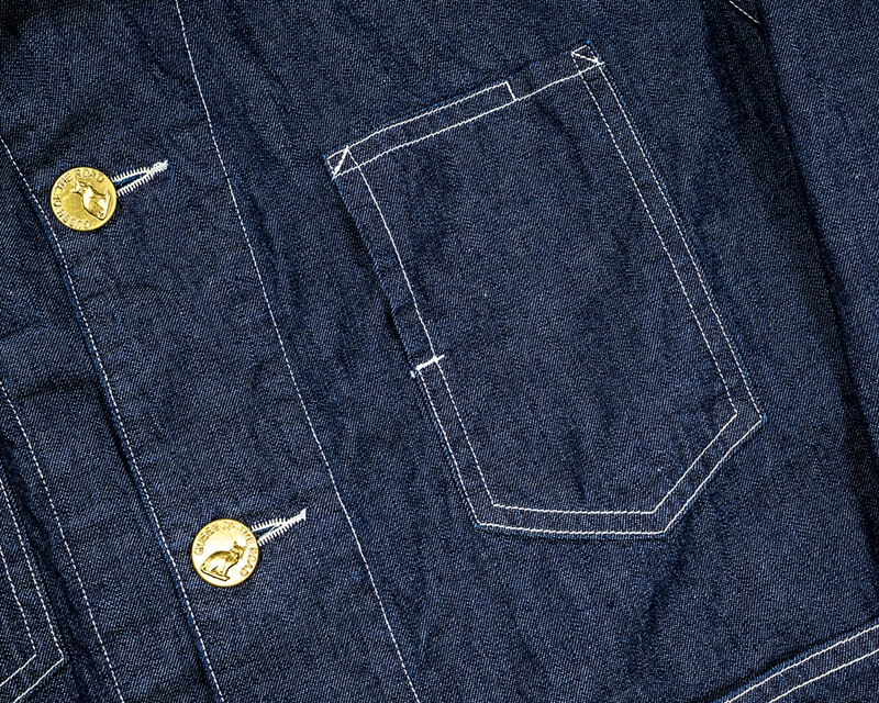 WORKERS ワーカーズ QUEEN OF THE ROAD Jacket, 8 oz Indigo Denim