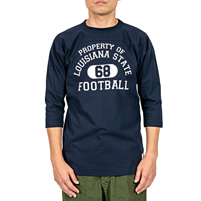 WORKERS ワーカーズ Football T, LOUISIANA, NAVY