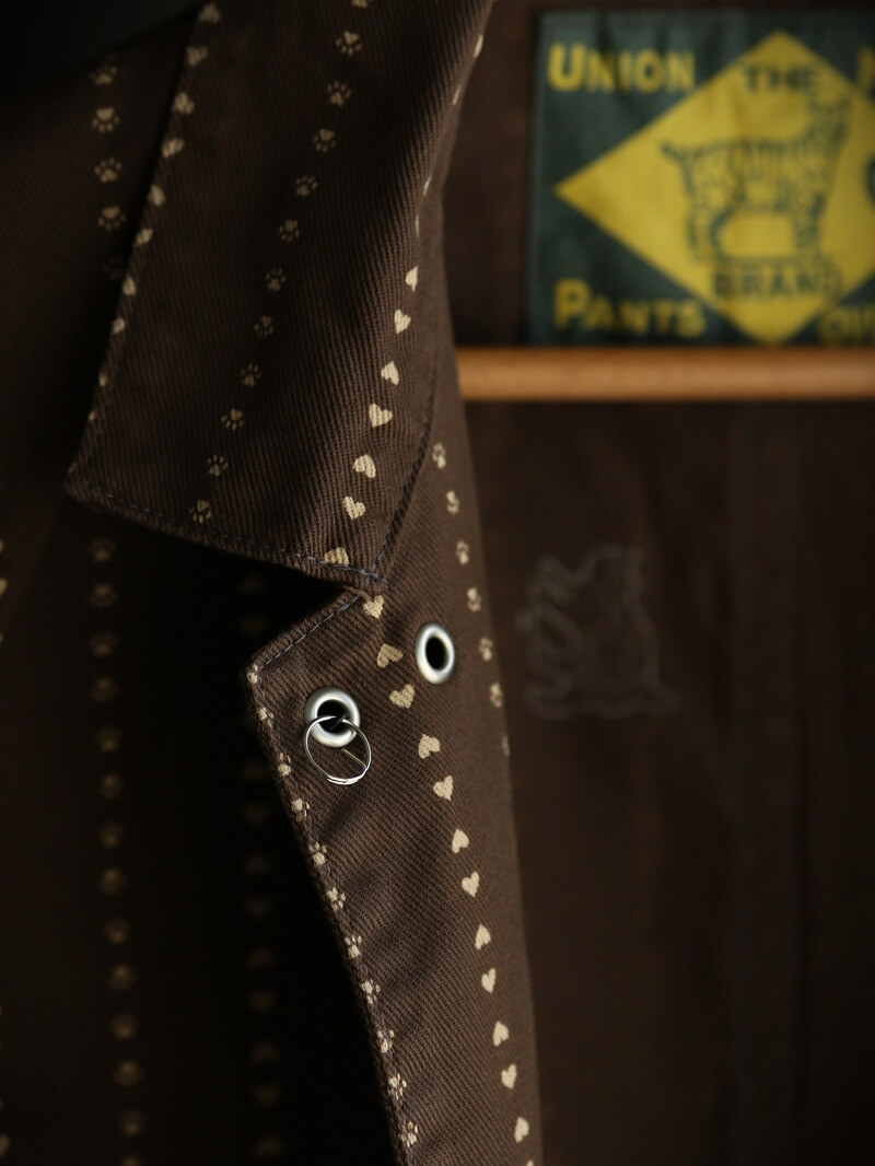 TCB jeans TCBジーンズ Cathartt Chore Coat Brown Paw Stripe キャットハート チョアコート