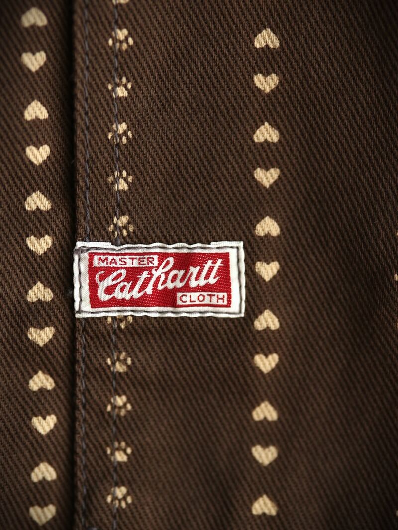 TCB jeans TCBジーンズ Cathartt Chore Coat Brown Paw Stripe キャットハート チョアコート