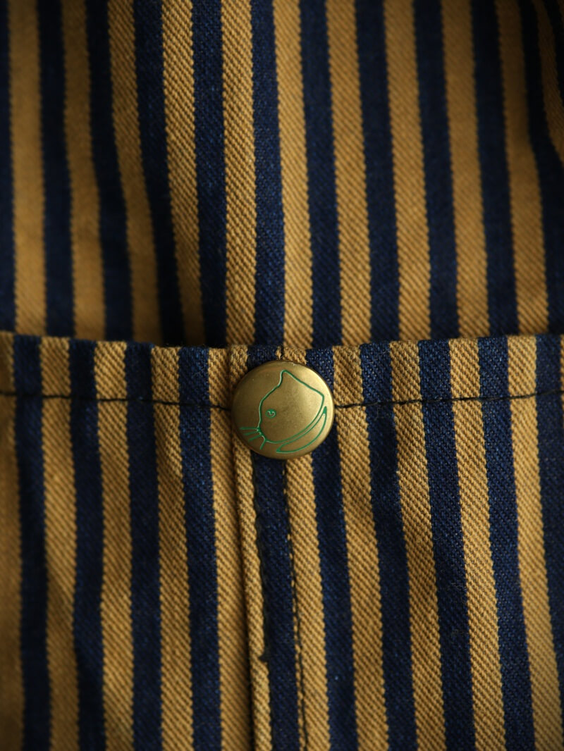 TCB jeans TCBジーンズ Cat Head Jacket Brown Tabby Stripe キャットヘッドジャケット ブラウンヒッコリー