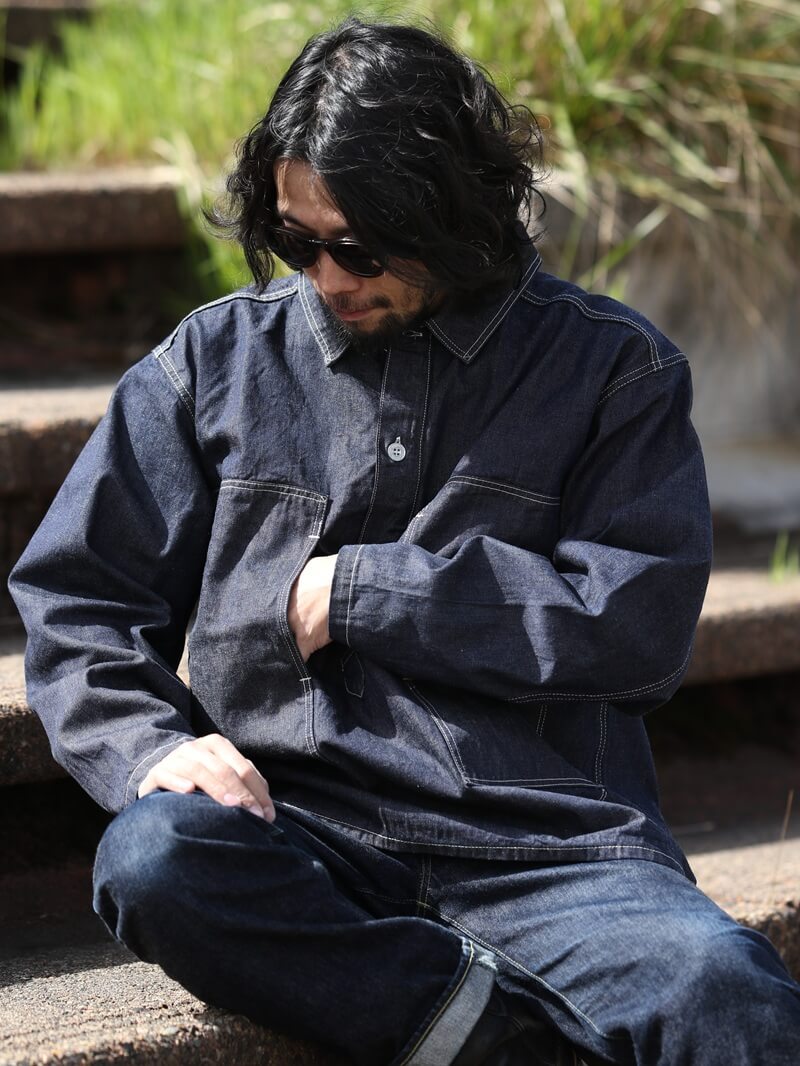 TCB jeans TCBジーンズ Catface Pullover Shirt キャットフェイス プルオーバーシャツ