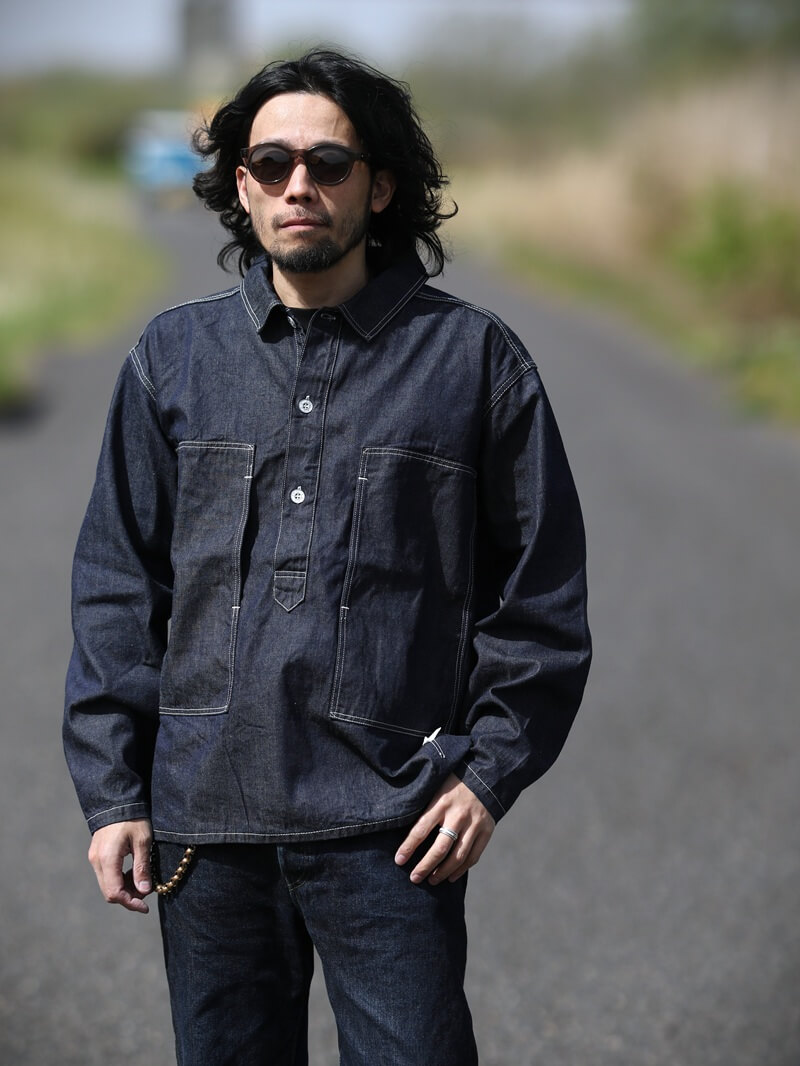 TCB jeans TCBジーンズ Catface Pullover Shirt キャットフェイス プルオーバーシャツ