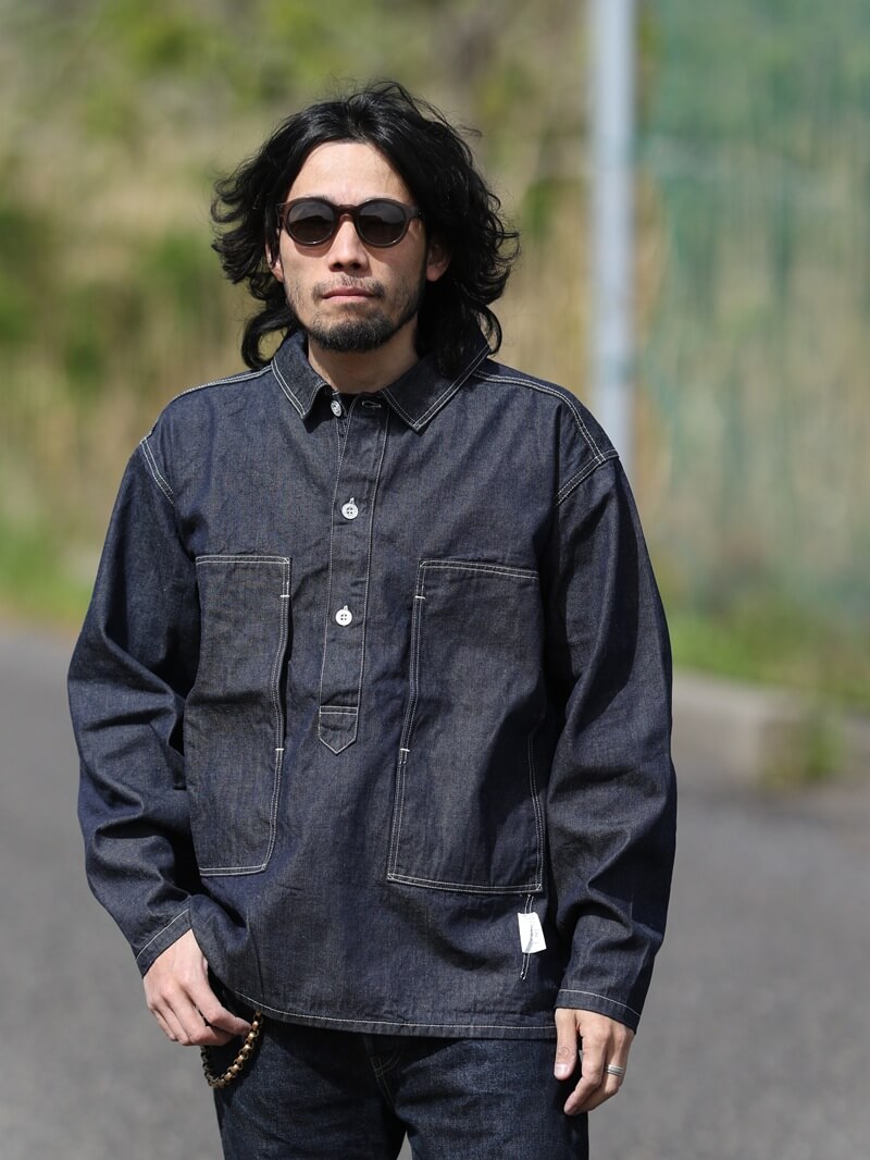 TCB jeans TCBジーンズ Catface Pullover Shirt キャットフェイス プルオーバーシャツ