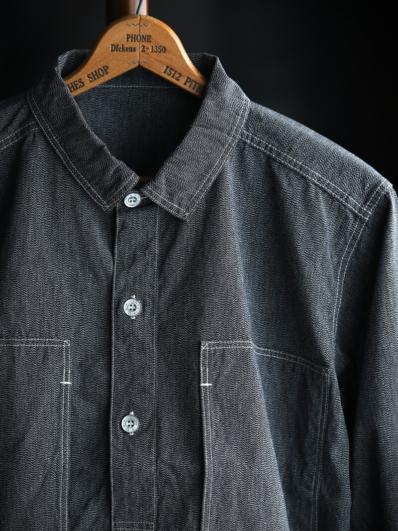 TCB jeans TCBジーンズ Black Catface Pullover Shirt キャットフェイス プルオーバーシャツ