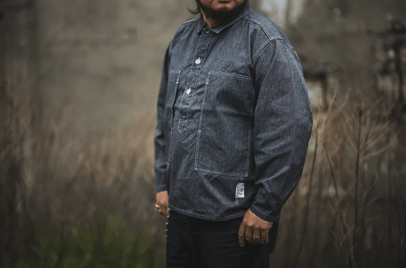 TCB jeans TCBジーンズ Black Catface Pullover Shirt キャットフェイス プルオーバーシャツ