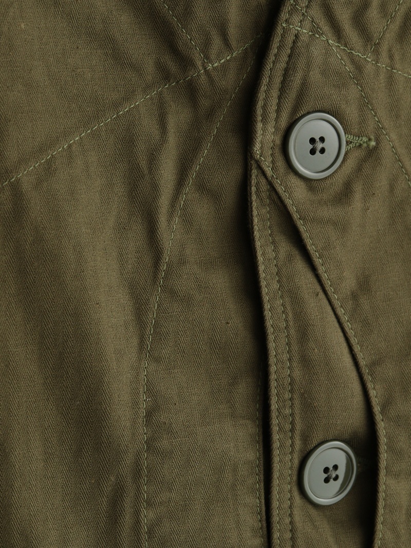 TCB jeans TCBジーンズ Huntsman Vest Neppy Green Herringbone ハンツマンベスト ヘリンボーン