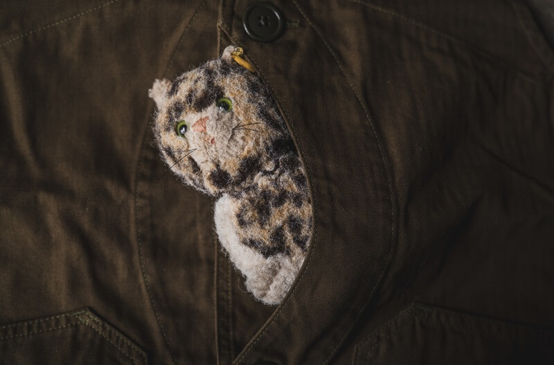 TCB jeans TCBジーンズ Huntsman Vest Neppy Green Herringbone ハンツマンベスト ヘリンボーン