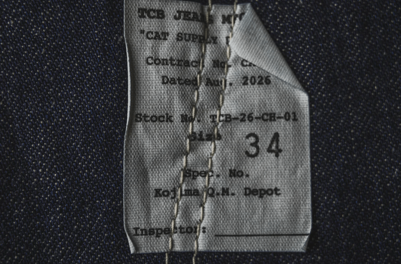 TCB jeans TCBジーンズ Catface Jaclet 10.2oz キャットフェイスジャケット デニム
