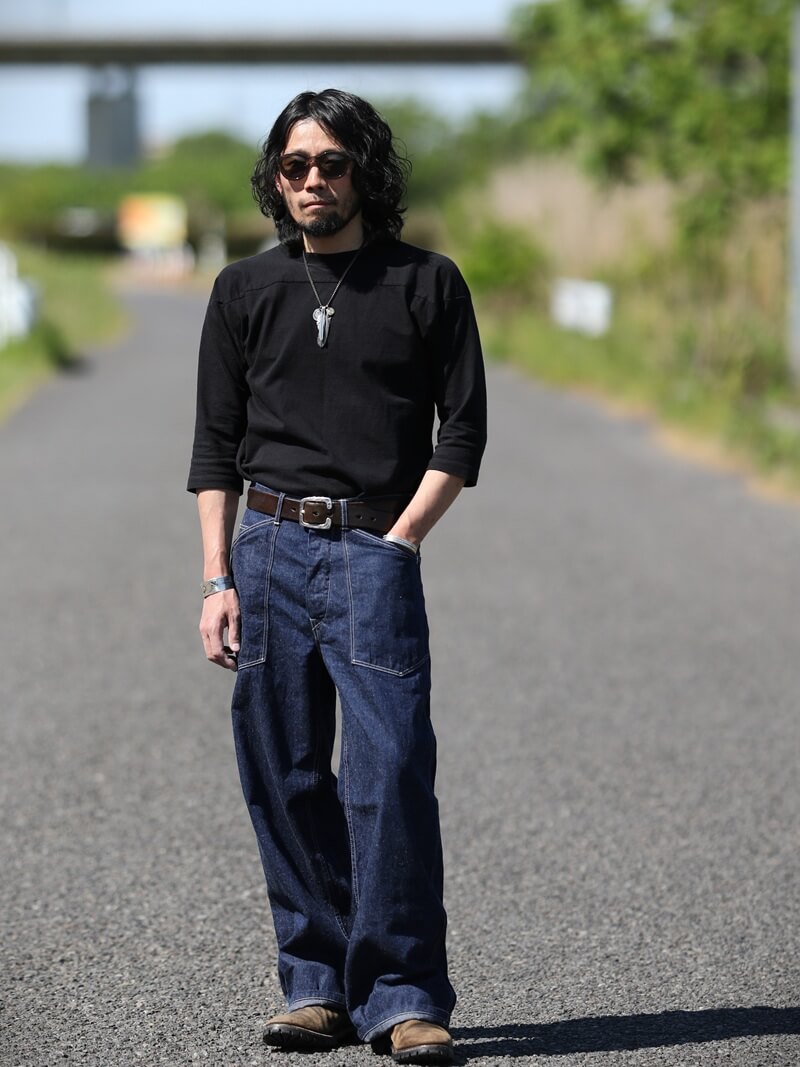 TCB jeans TCBジーンズ Catface Trousers 10.2oz キャットフェイストラウザーズ デニム