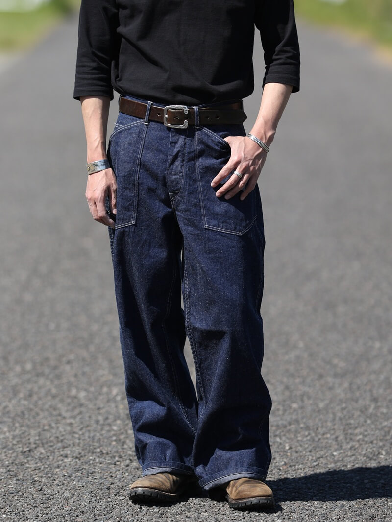 TCB jeans TCBジーンズ Catface Trousers 10.2oz キャットフェイストラウザーズ デニム