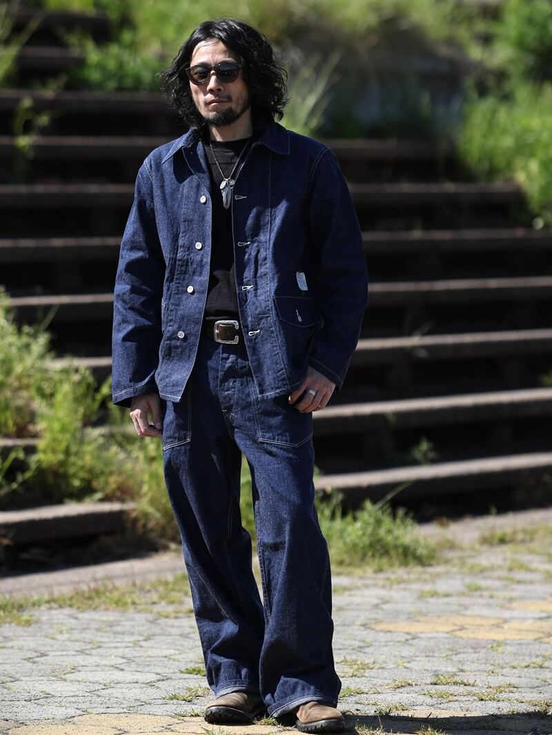 TCB jeans TCBジーンズ Catface Jaclet 10.2oz キャットフェイスジャケット デニム