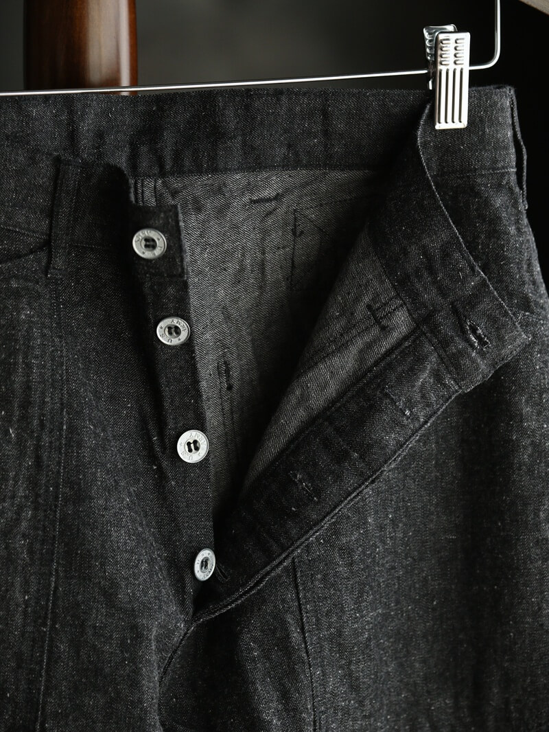 TCB jeans TCBジーンズ Catface Trousers 10.2oz Black Denim キャットフェイストラウザーズ ブラックデニム