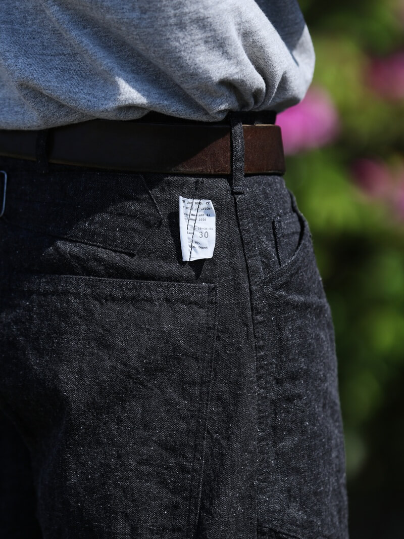 TCB jeans TCBジーンズ Catface Trousers 10.2oz Black Denim キャットフェイストラウザーズ ブラックデニム