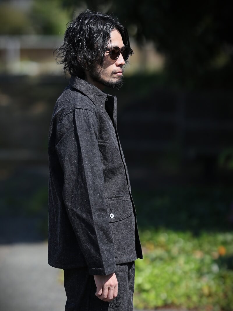 TCB jeans TCBジーンズ Catface Jaclet 10.2oz キャットフェイスジャケット ブラックデニム