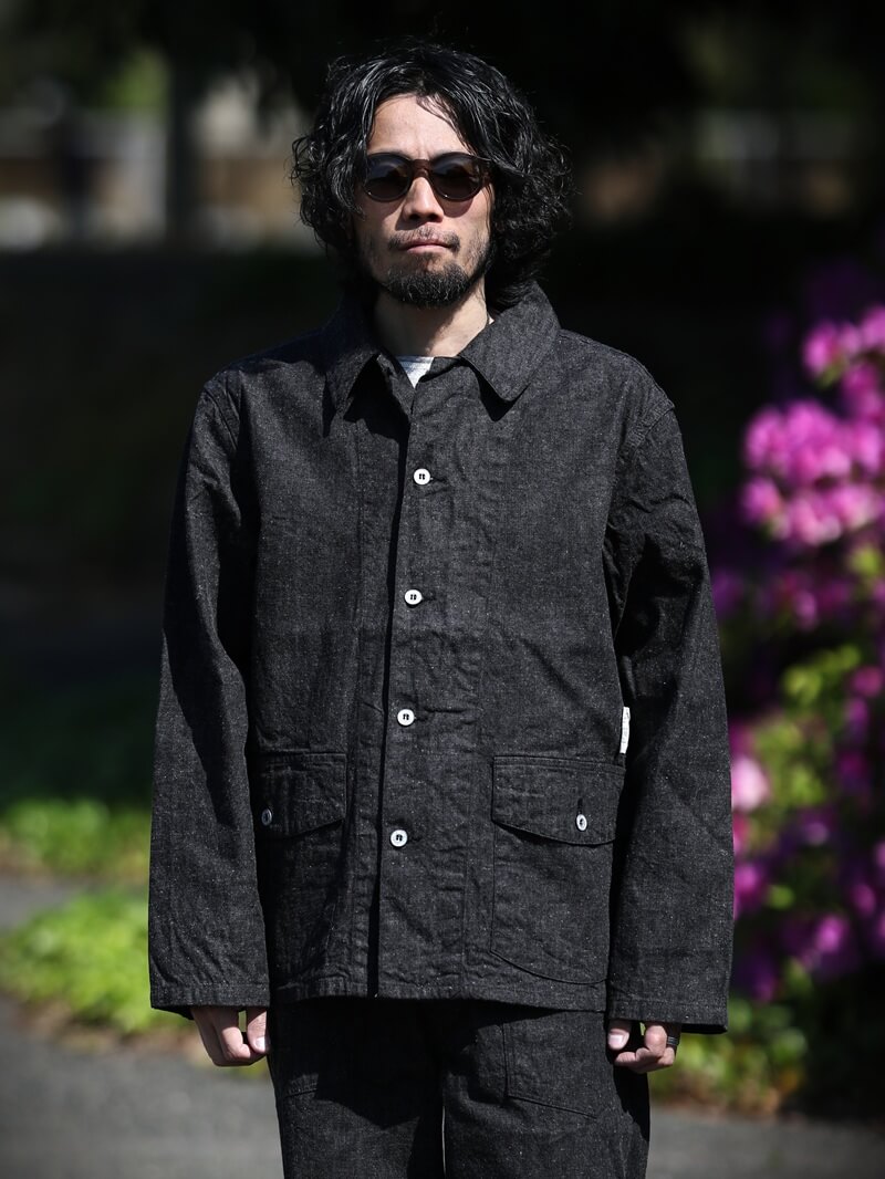 TCB jeans TCBジーンズ Catface Jaclet 10.2oz キャットフェイスジャケット ブラックデニム