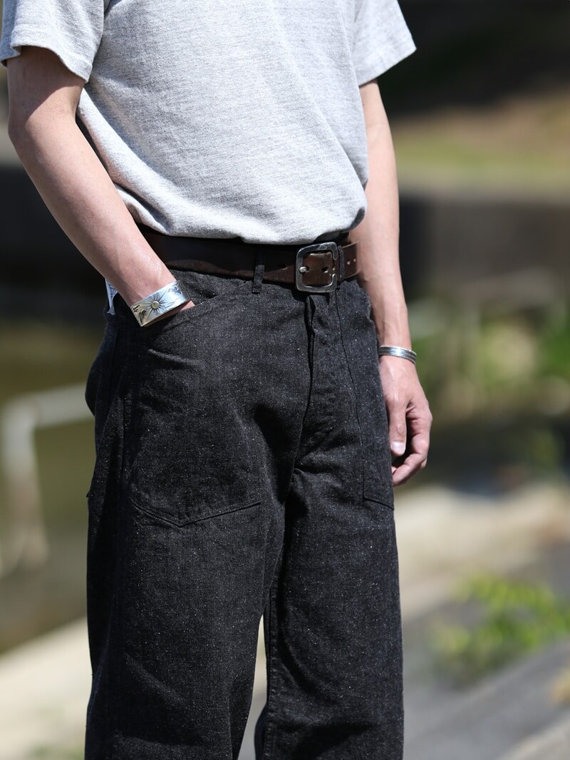 TCB jeans TCBジーンズ Catface Trousers 10.2oz Black Denim キャットフェイストラウザーズ ブラックデニム