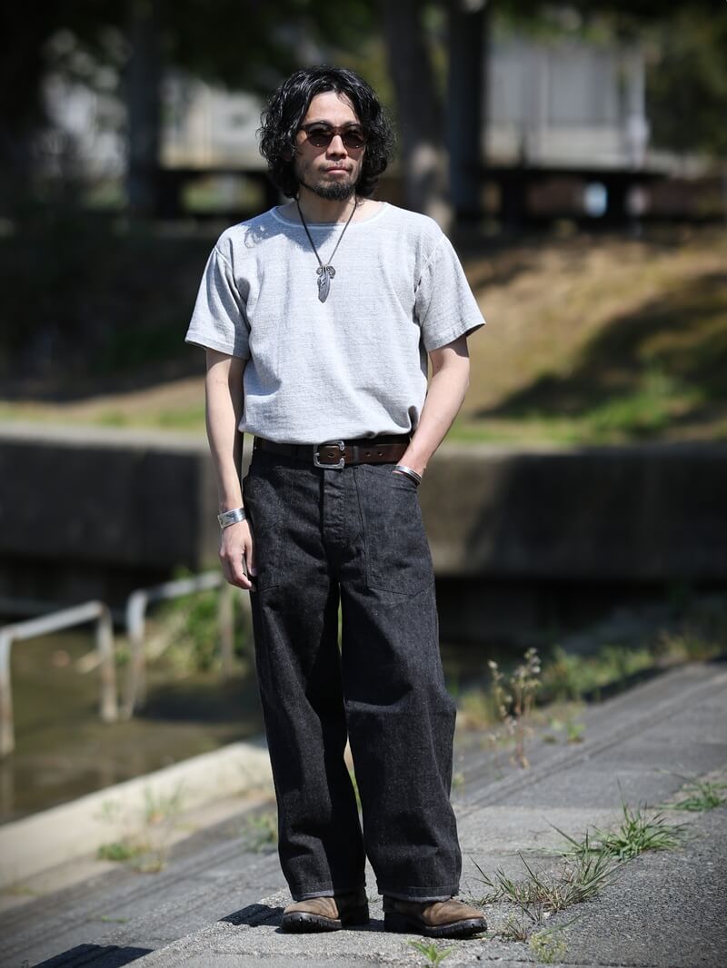 TCB jeans TCBジーンズ Catface Trousers 10.2oz Black Denim キャットフェイストラウザーズ ブラックデニム