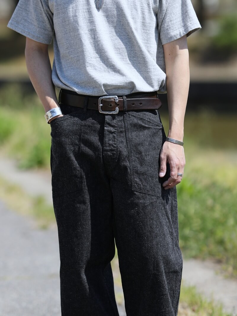 TCB jeans TCBジーンズ Catface Trousers 10.2oz Black Denim キャットフェイストラウザーズ ブラックデニム
