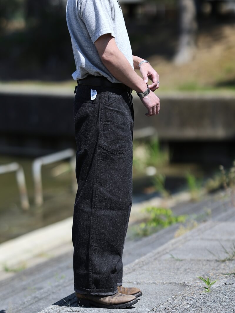 TCB jeans TCBジーンズ Catface Trousers 10.2oz Black Denim キャットフェイストラウザーズ ブラックデニム