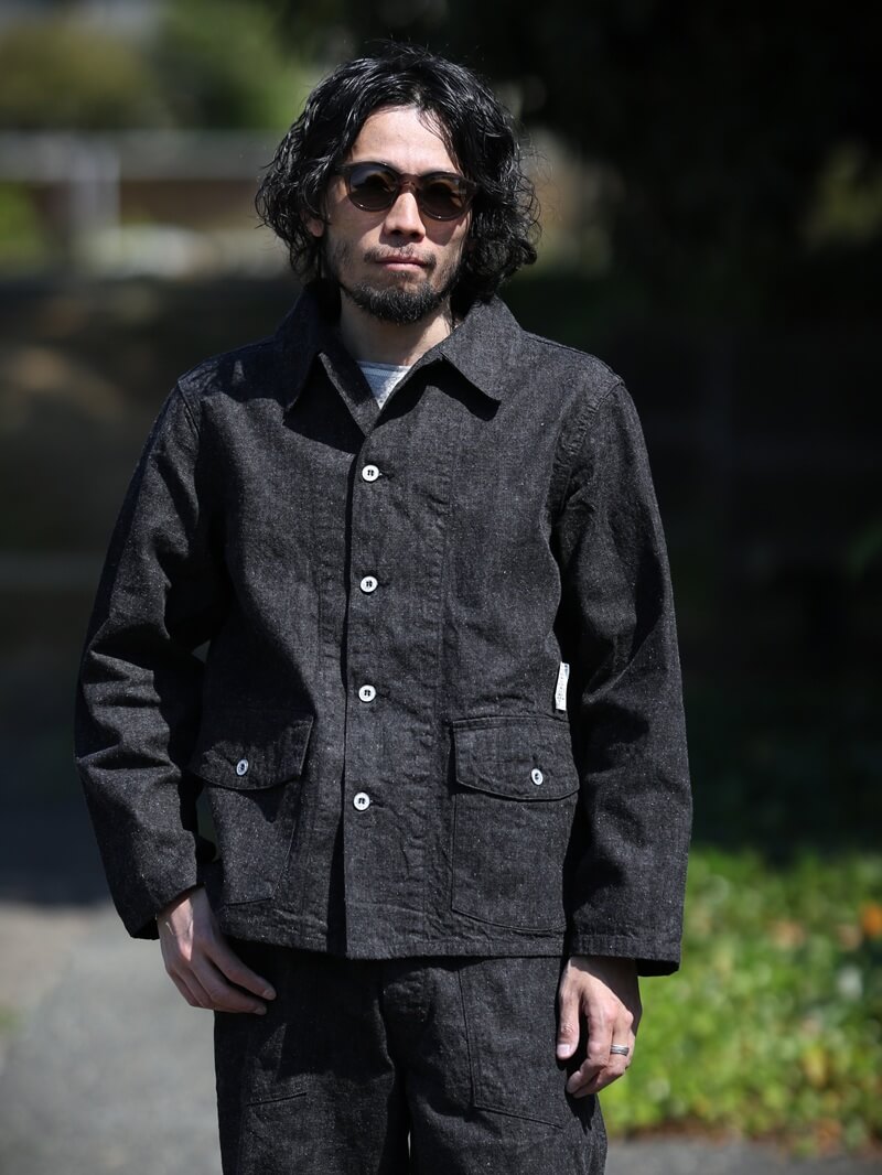TCB jeans TCBジーンズ Catface Jaclet 10.2oz キャットフェイスジャケット ブラックデニム