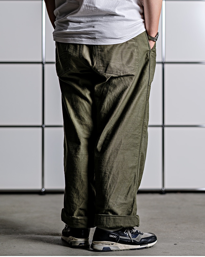 WORKERS ワーカーズ Baker Pants, Trace MIL-838-D, OD Poplin ベイカーパンツ