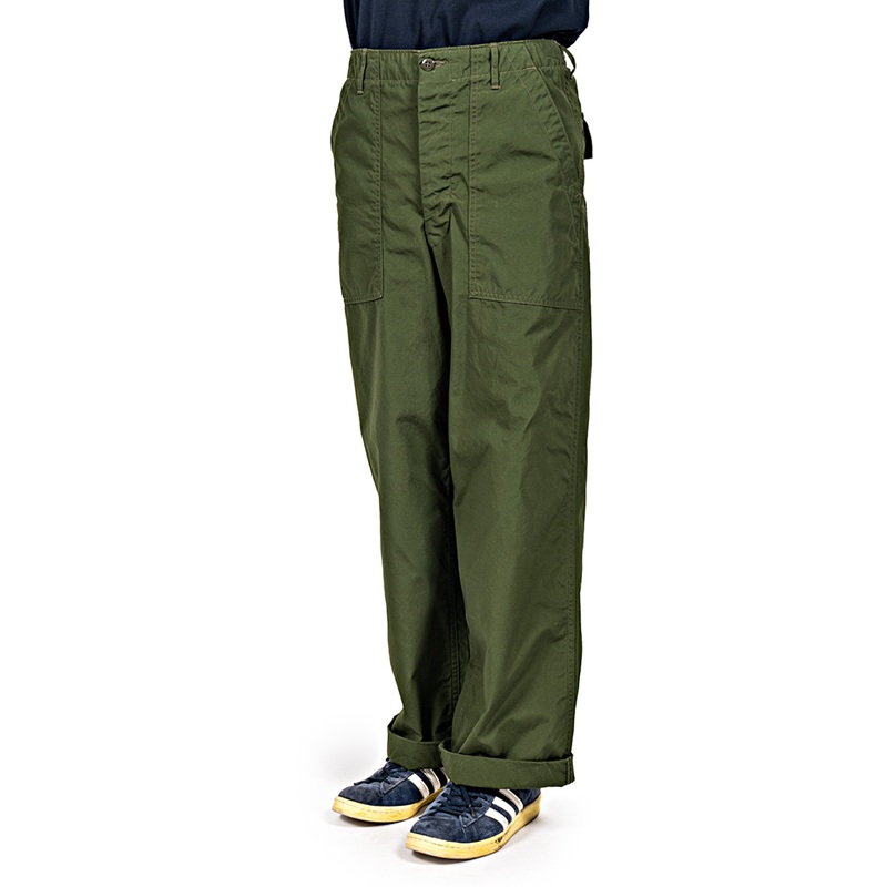 WORKERS ワーカーズ Baker Pants, Trace MIL-838-D, OD Poplin ベイカーパンツ