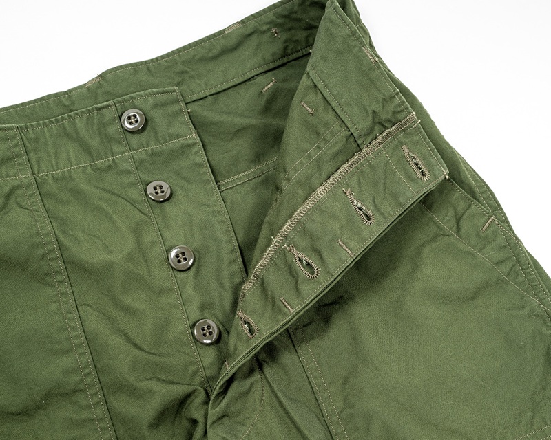 WORKERS ワーカーズ Baker Pants, Trace MIL-838-D, OD Poplin ベイカーパンツ