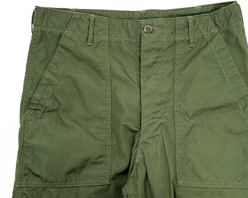 WORKERS ワーカーズ Baker Pants, Trace MIL-838-D, OD Poplin ベイカーパンツ